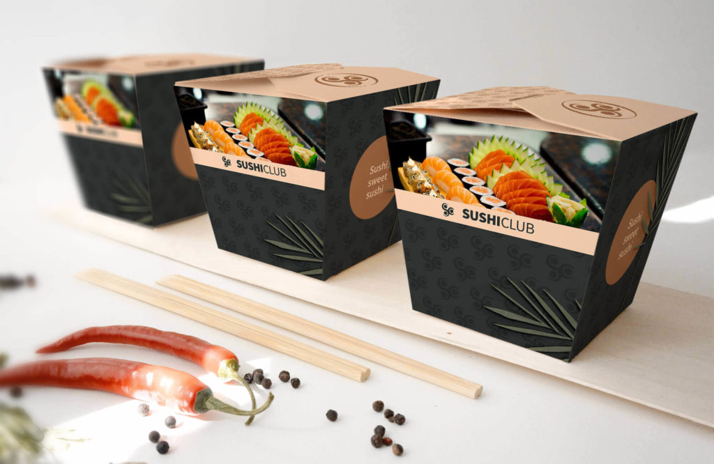 sushi packaging