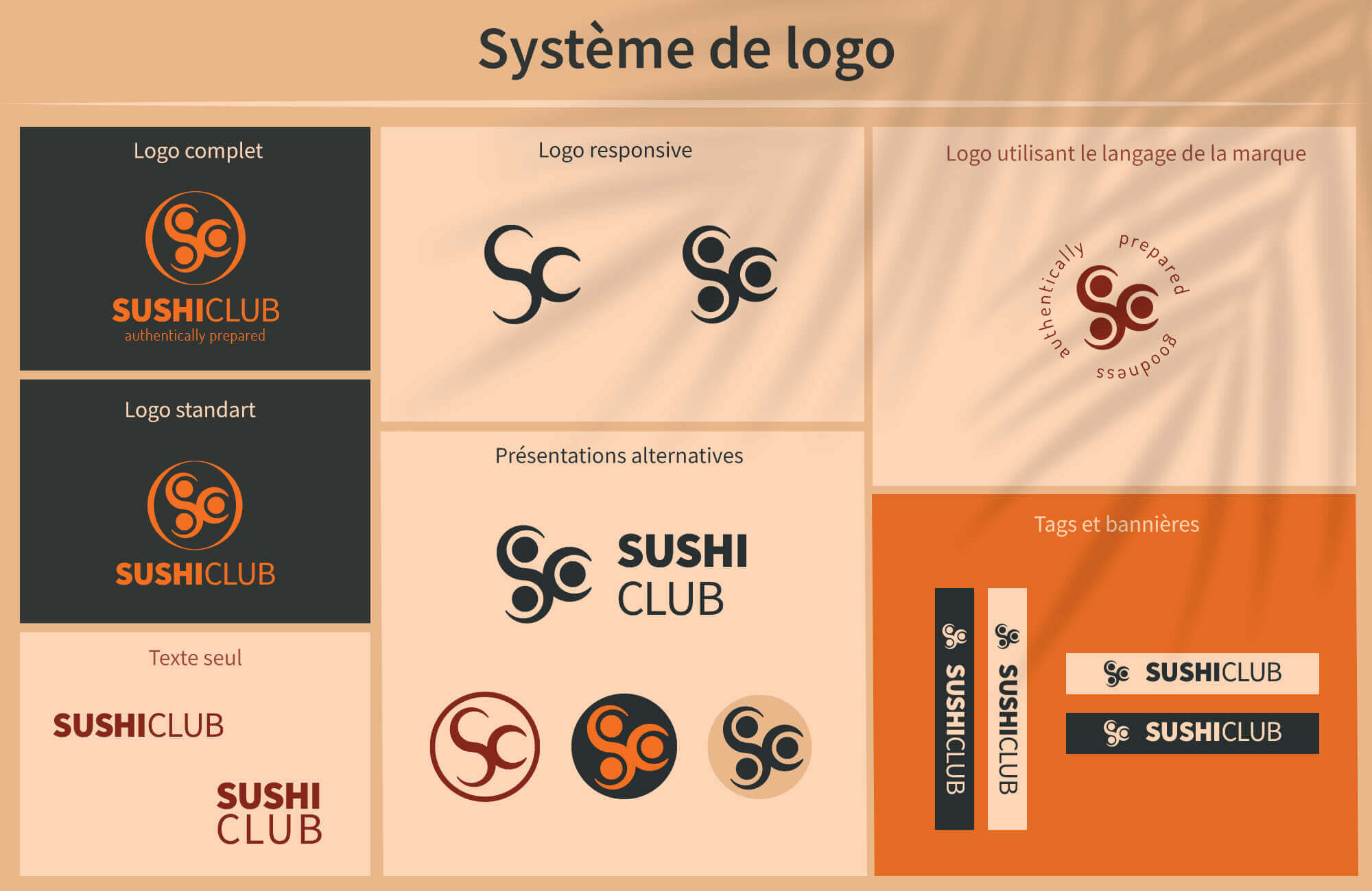 système de logo responsif et bannières